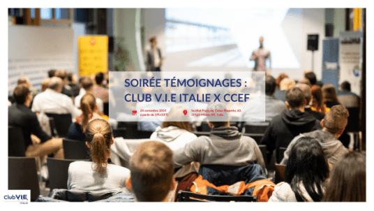 Soirée Témoignages : Club V.I.E X CCEF