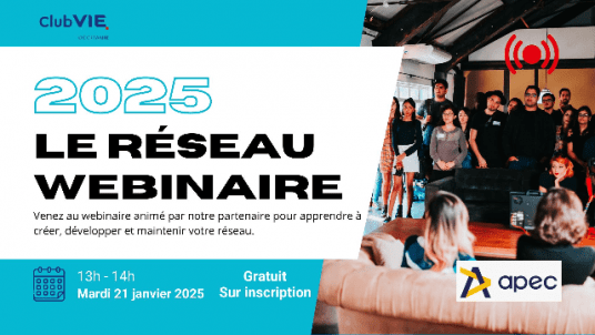 Webinaire sur la posture "réseau" avec notre partenaire Apec Occitanie