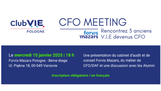 CFO Meeting - Rencontrez 3 anciens VIE devenus CFO